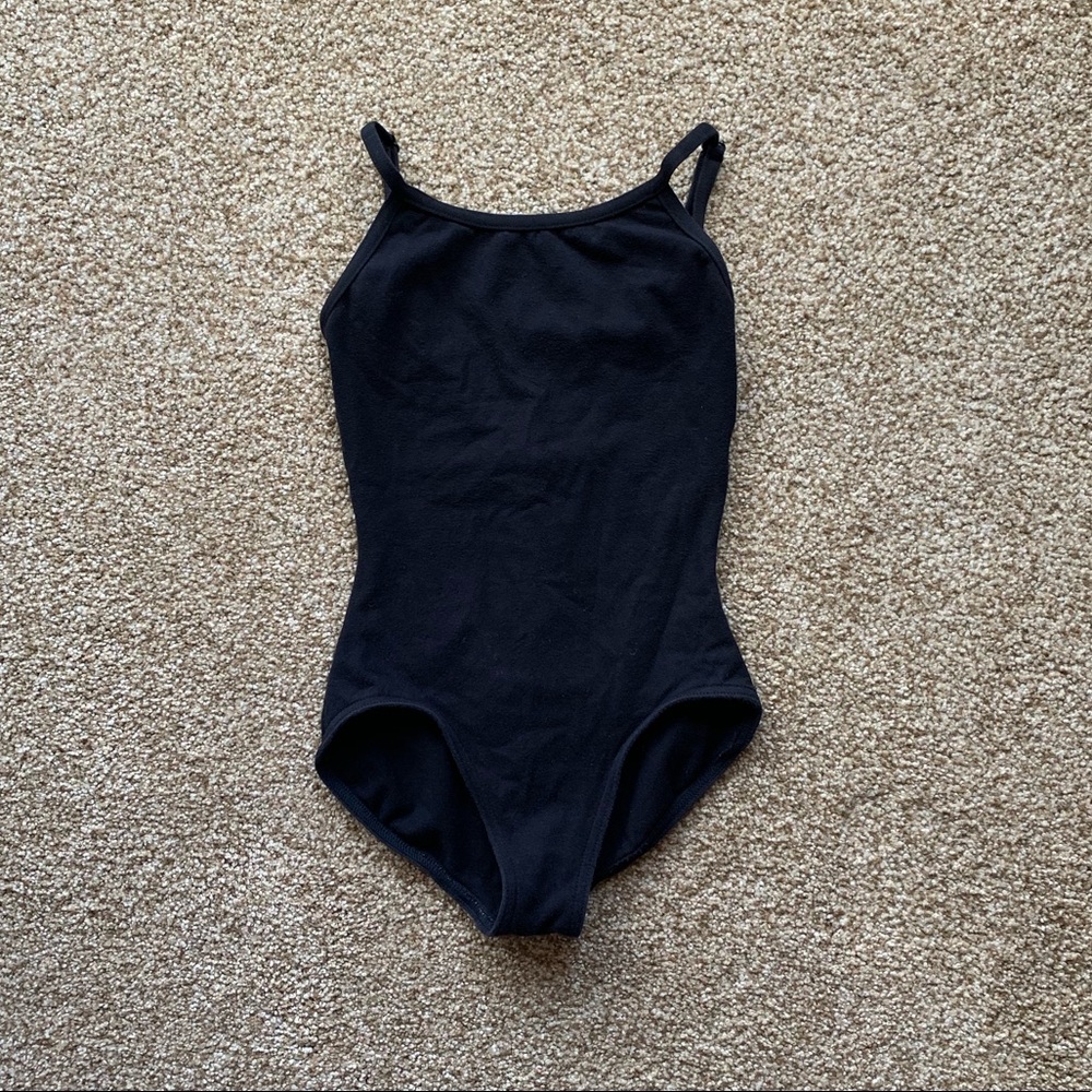 capezio black children’s leotard